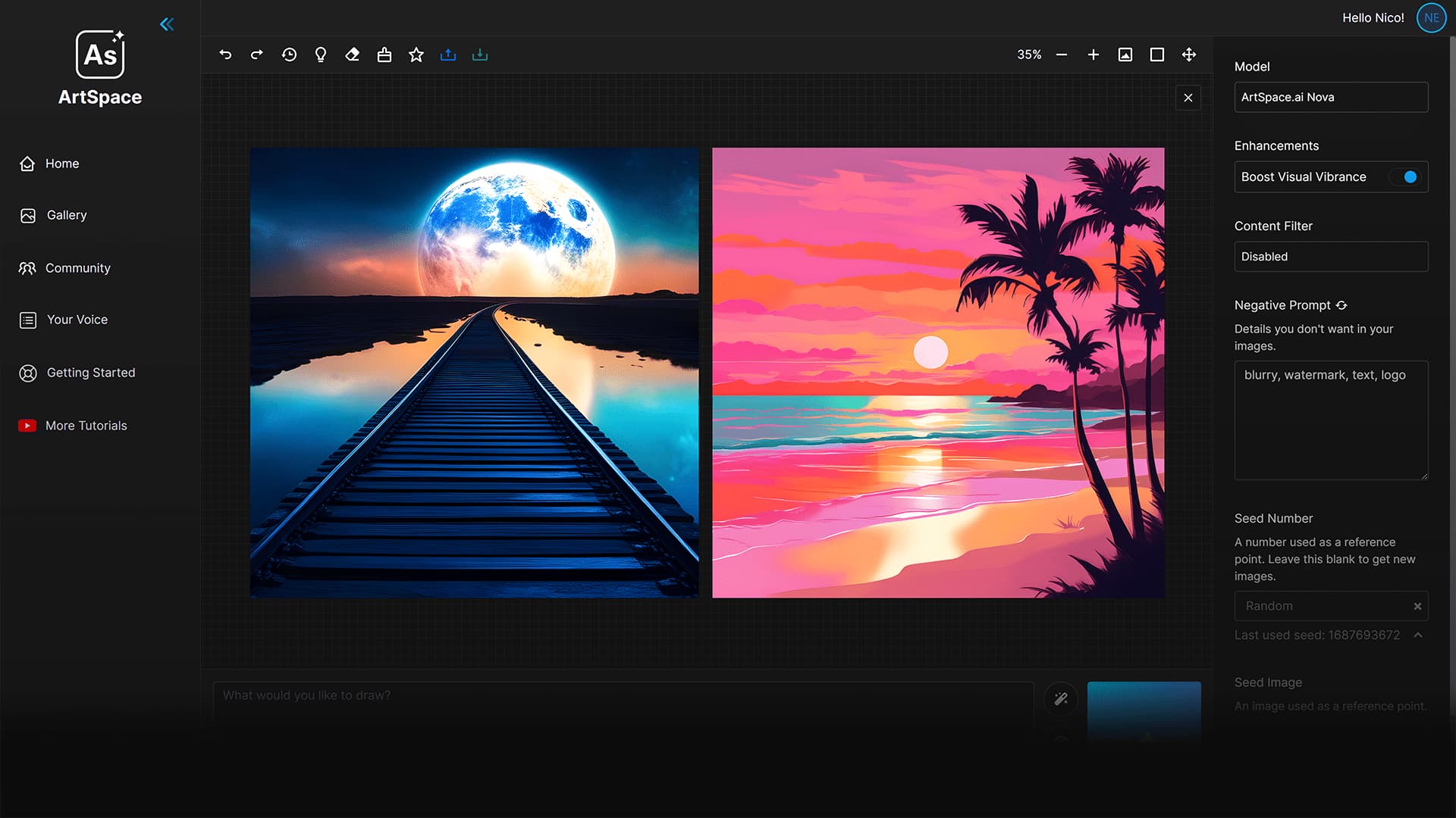 Ai image generator create ai art with text to image artspace ai